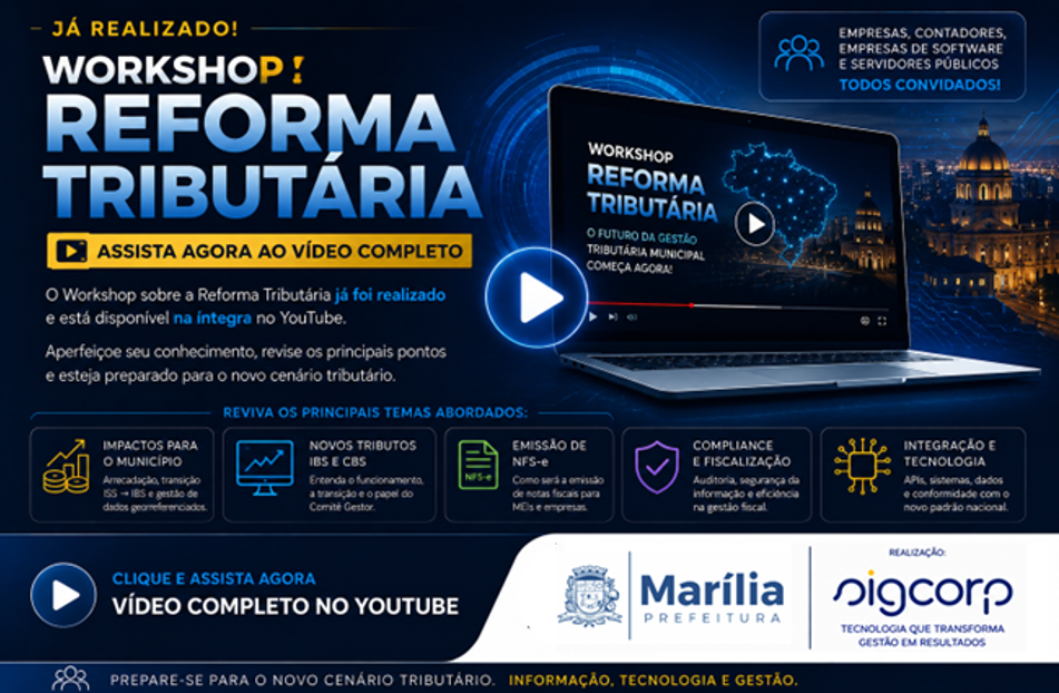 Workshop sobre a Reforma Tributária